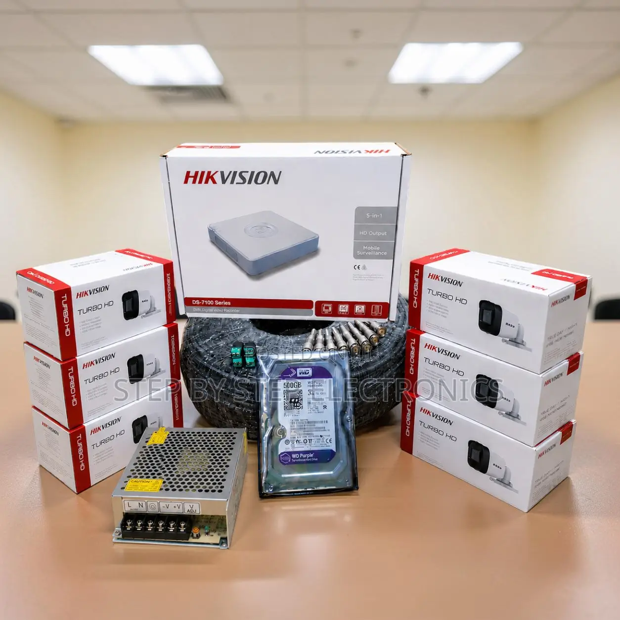 Mega Sale 6 Hikvision 1080P Full HD 2MP CCTV Cameras Complete Kit