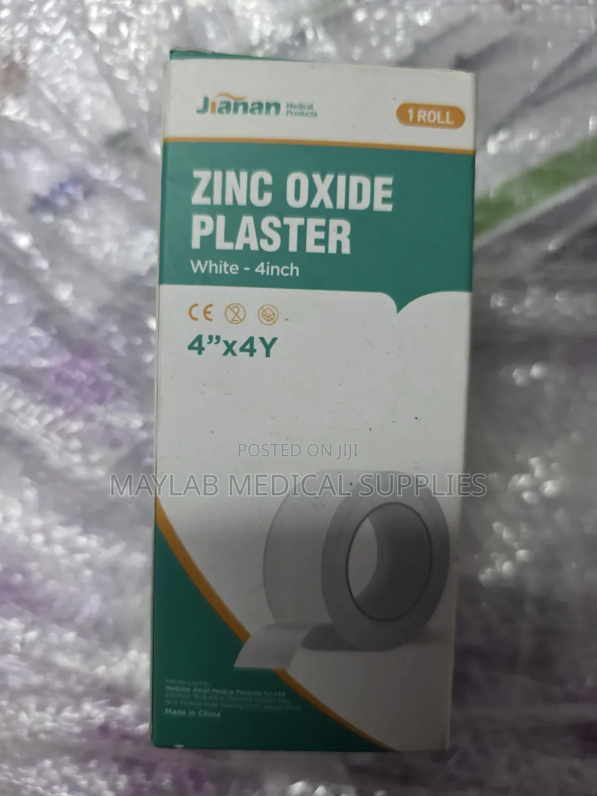 Zinc Oxide Plaster – Adhesive Medical Tape 4 Wound Dressing & Support