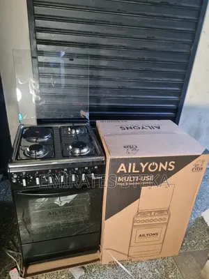 Ailyons 50*55 3+1 Hot Plate With Electric Oven 60ltrs Standing Cooker