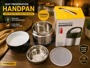 1000 ML Unbreakable Handpan Food