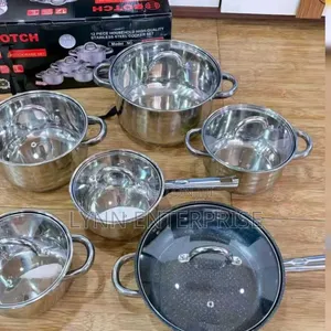 Botch Stainless Cookware Set 12 PCS
