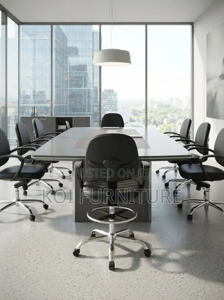 Office Chairs; Mid Backrest High Height Swivel Reception Fabric Chair