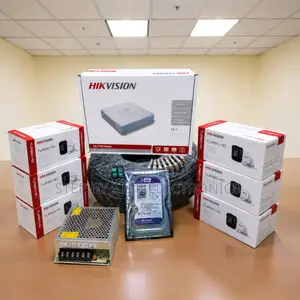 Super Sale 6 Hikvision 1080P Full HD 2MP CCTV Cameras Complete Kit
