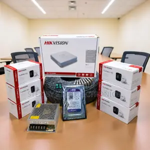 Bulk Sale 6 Hikvision 1080P Full HD 2MP CCTV Cameras Complete Kit