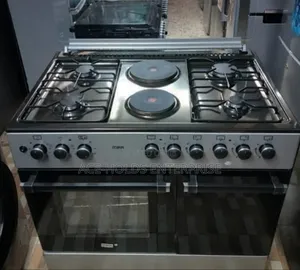 Mika 60*90 Standing Cooker 4 Gas Pool Jet Burners + 2 RAPID Hot Plates