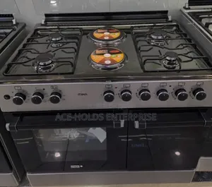 Mika 60*90 Standing Cooker 4 Gas Pool Jet Burners + 2 RAPID Hot Plates