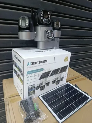 4G Solar AI Smart Camera – Triple Lens 10X Zoom Waterproof PTZ
