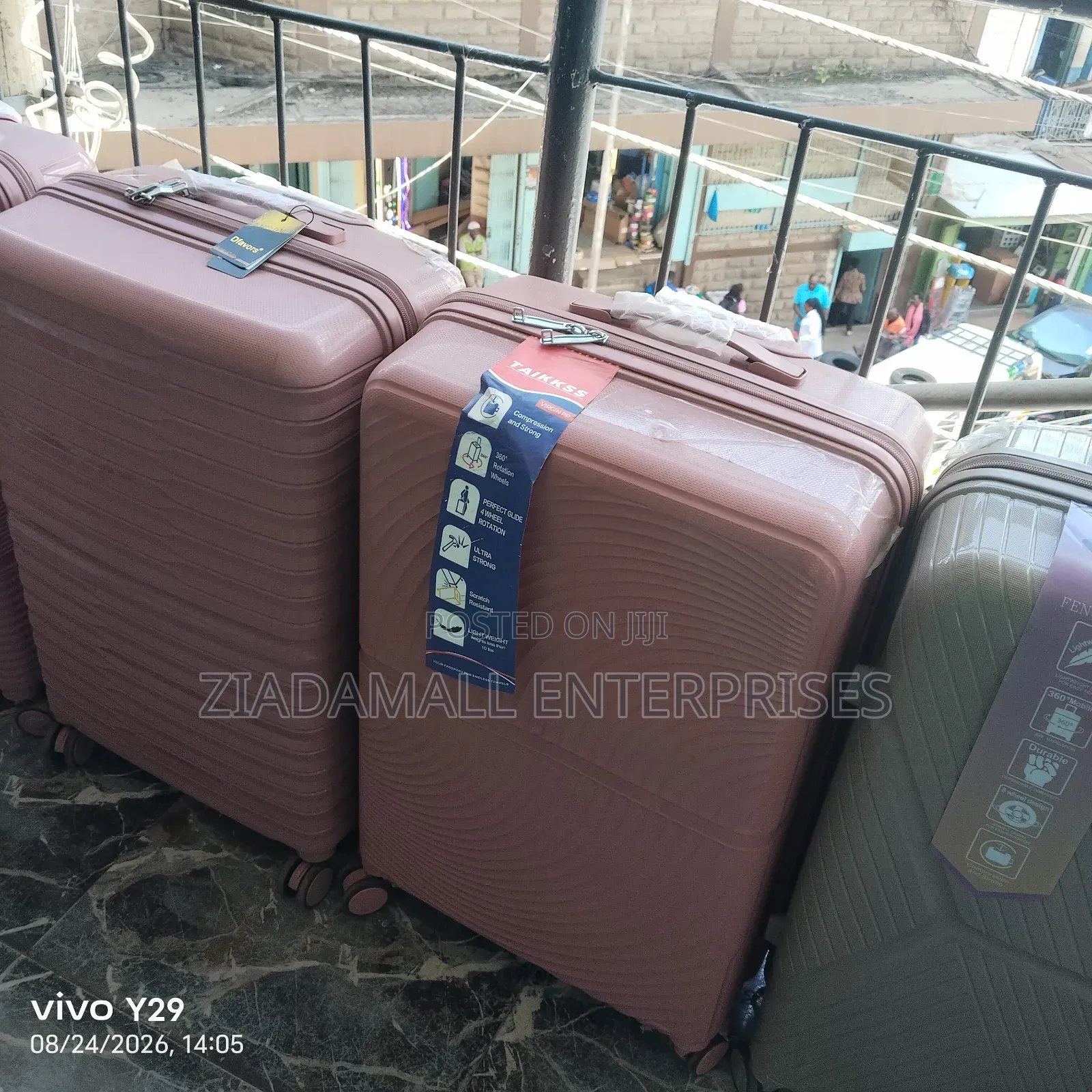 Bigger Size Rubber 3in1 Traveling Suitcase