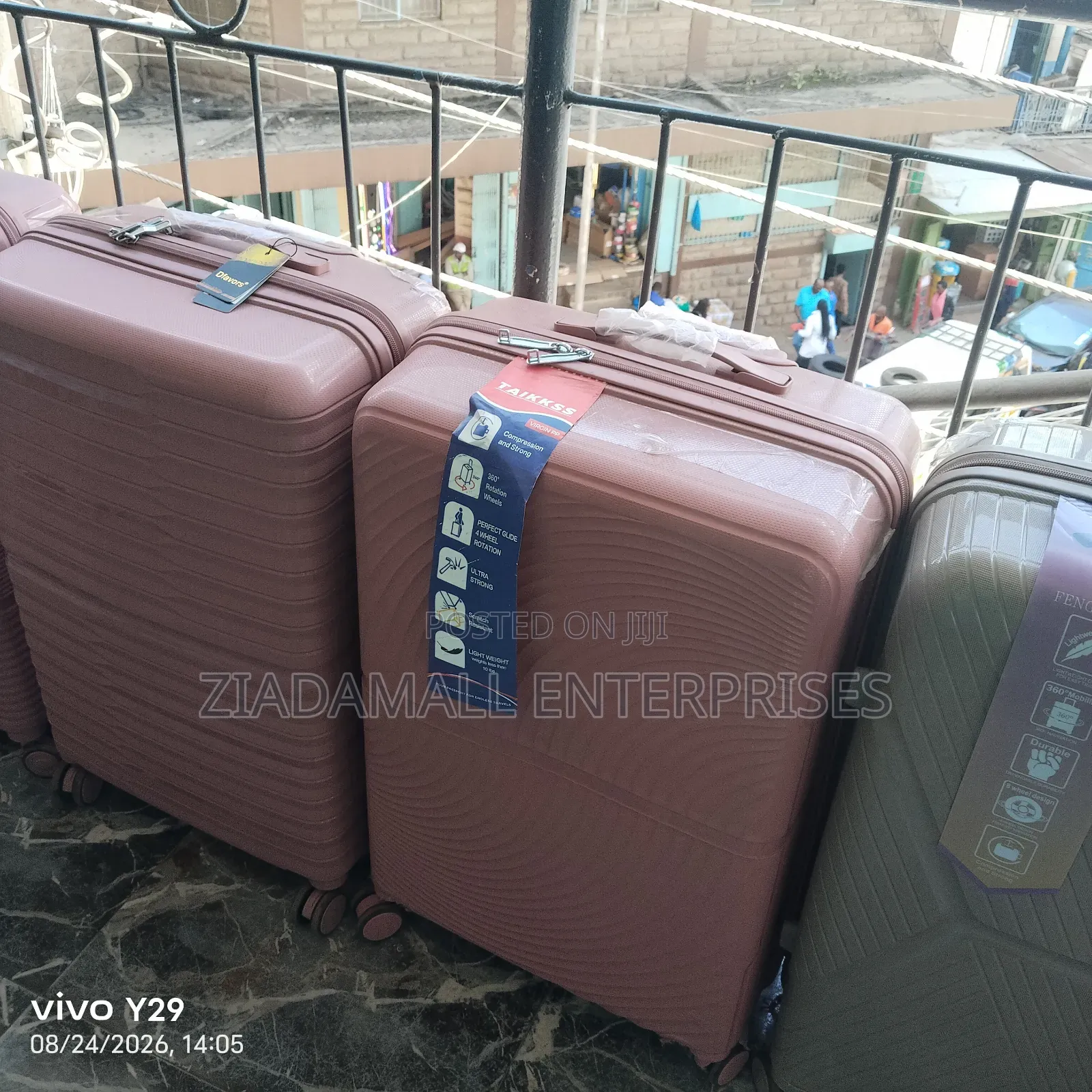 Bigger Size Rubber 3in1 Traveling Suitcase