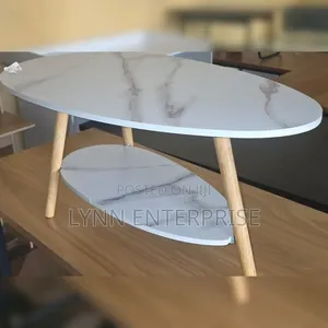 Executive MDF Marble Coffee Table/Bed Side