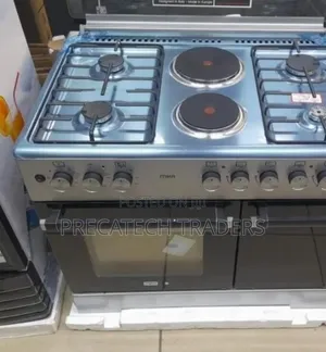 Mika 60x90 Standing Cooker – 4 Gas + 2 Rapid Electric Hotplates