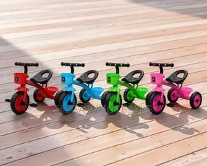 Light Weight Comfortable Seat 1-3yrs Age 3 Wheels Kids Tricycles.