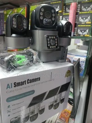 Apex Vision 4G Solar Smart Camera: 3-Lens Panoramic Surveillance