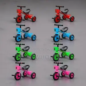 Easy to Move Comfortable Seat 1-3yrs Age 3 Wheels Kids Tricycles
