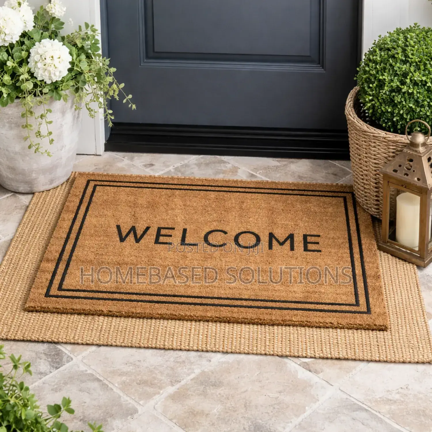 Rubber Bottom Door Entrance Mat  50*80cm