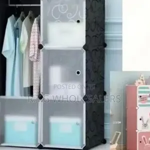 Portable 2- Column by 3 Plastic Wardrobes @ Available in Different