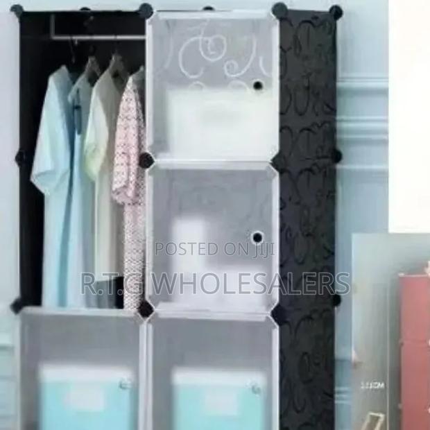 Portable 2- Column by 3 Plastic Wardrobes @ Available in Different