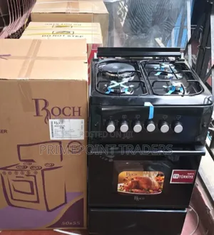 Turkey Roch Black 50×55 Standing Cooker – 3 Gas + 1 Electric