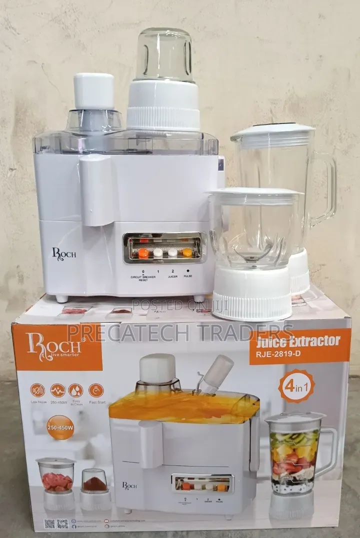 Roch 4-in-1 Electric Food Processor – Kitchen Appliance