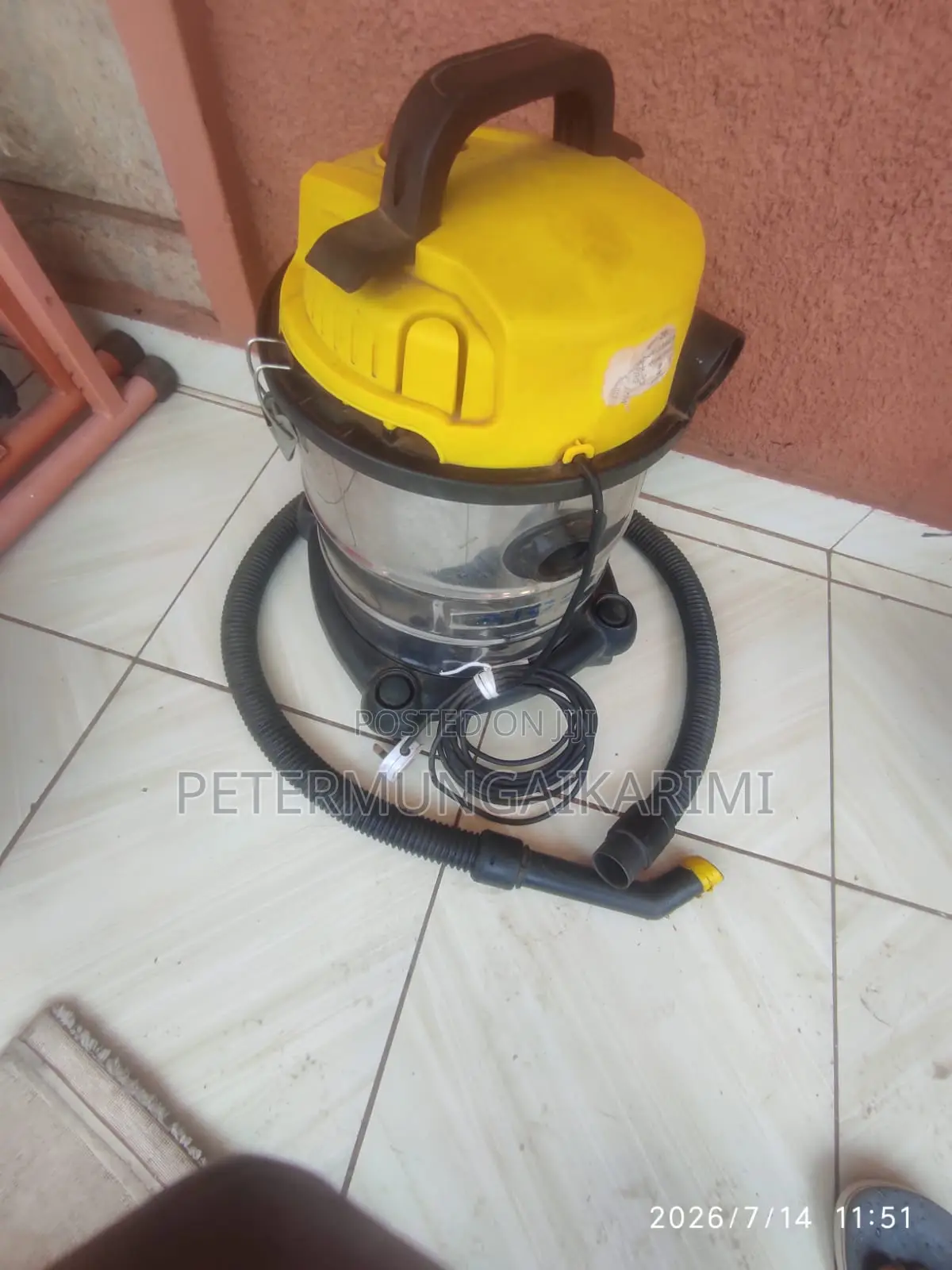 AICO 20L Heavy-Duty Wet Dry Vacuum Cleaner (1200W)