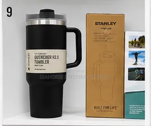 Black Stanley Insulated Mug ☕🖤
