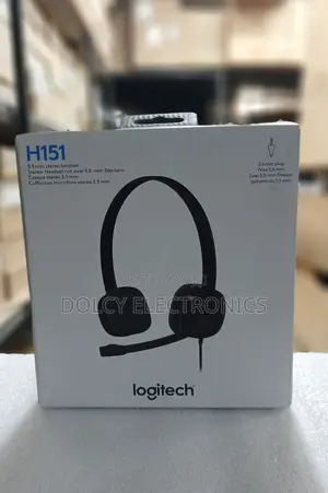 Logitech H151 Wired Stereo Headset With Nc Mic