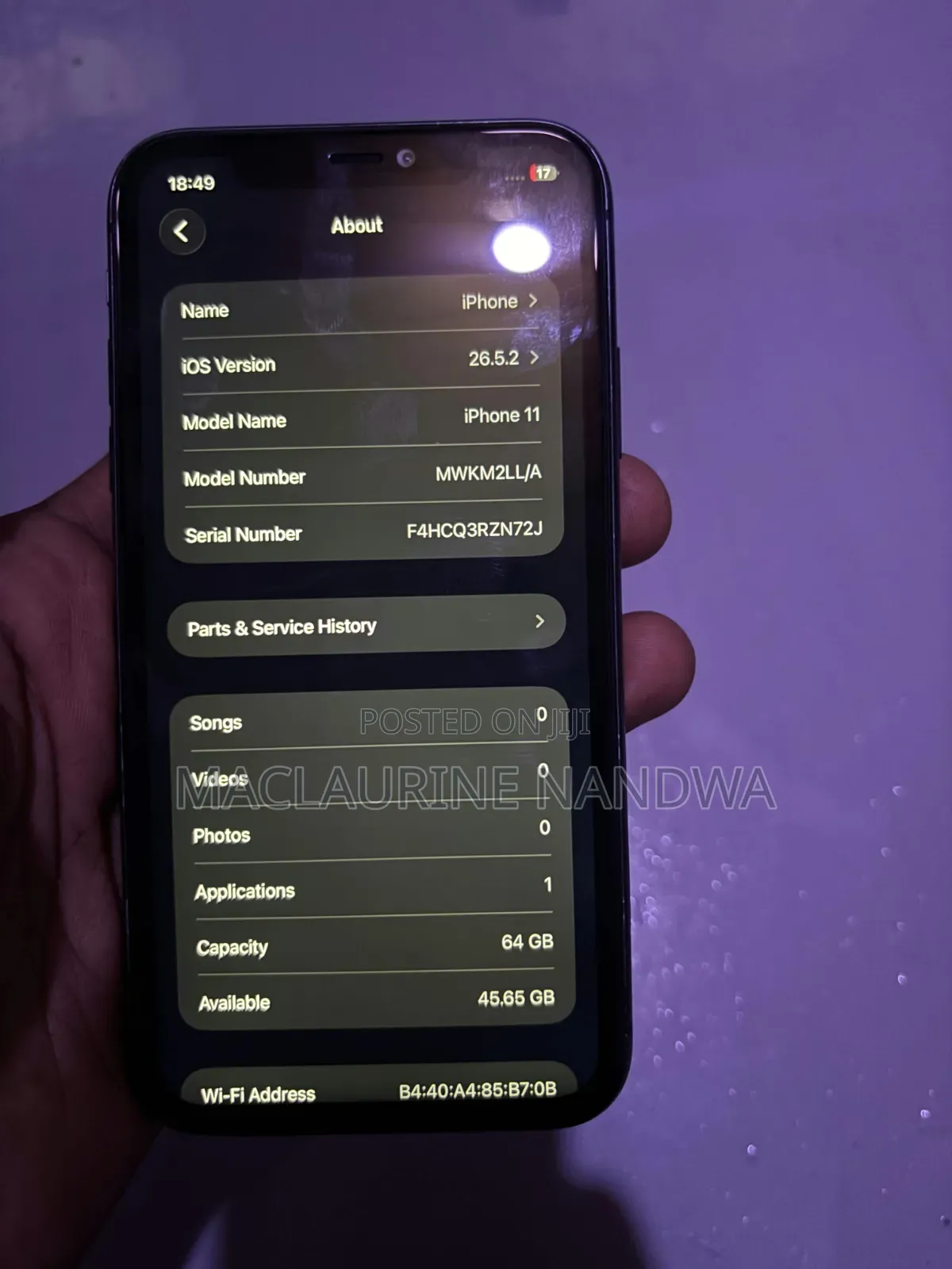 Apple iPhone 11 64 GB Gray