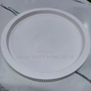 White Resin Decor Tray – Elegant Decorative Tray