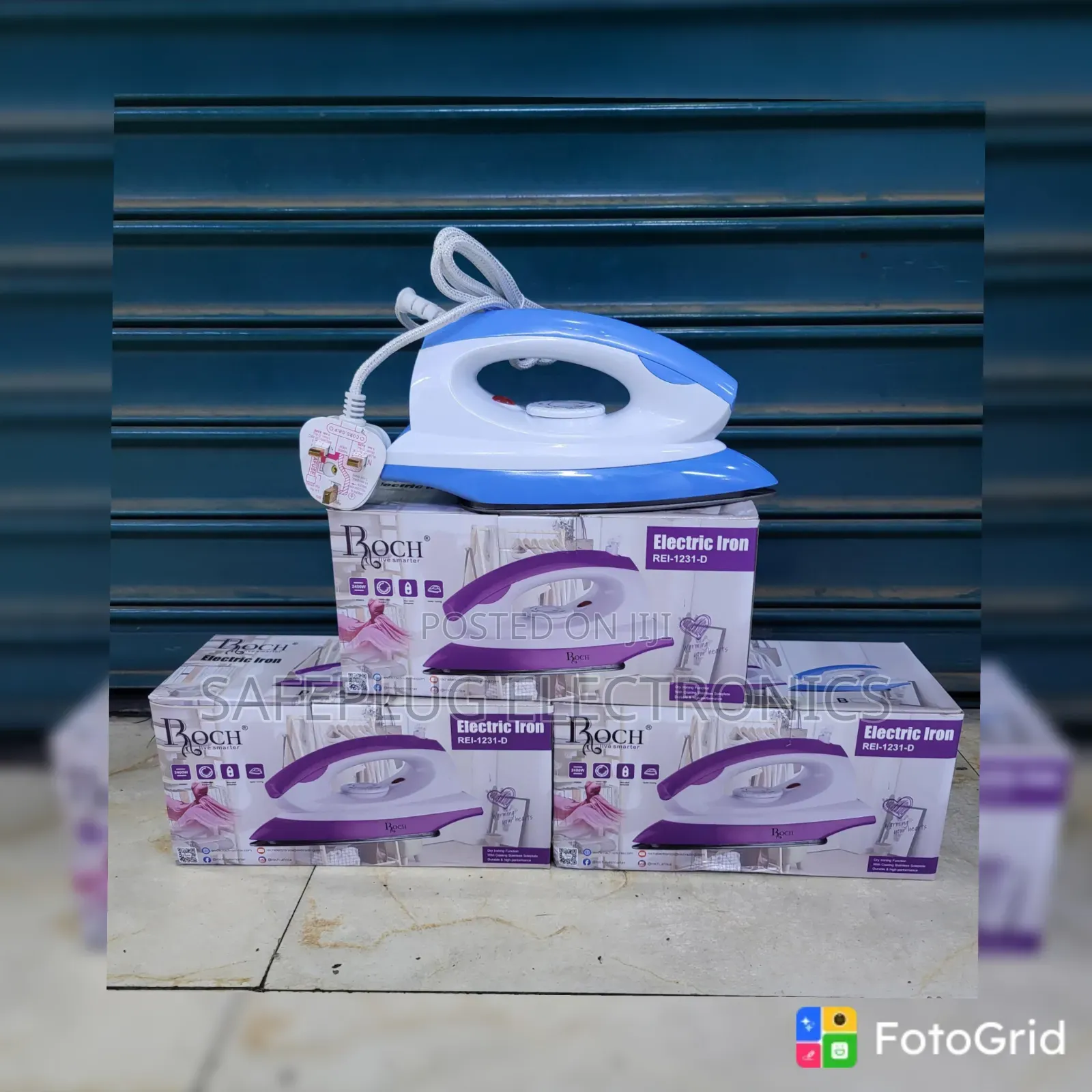 Roch Electric Iron – Quality Clothes Pressing Iron