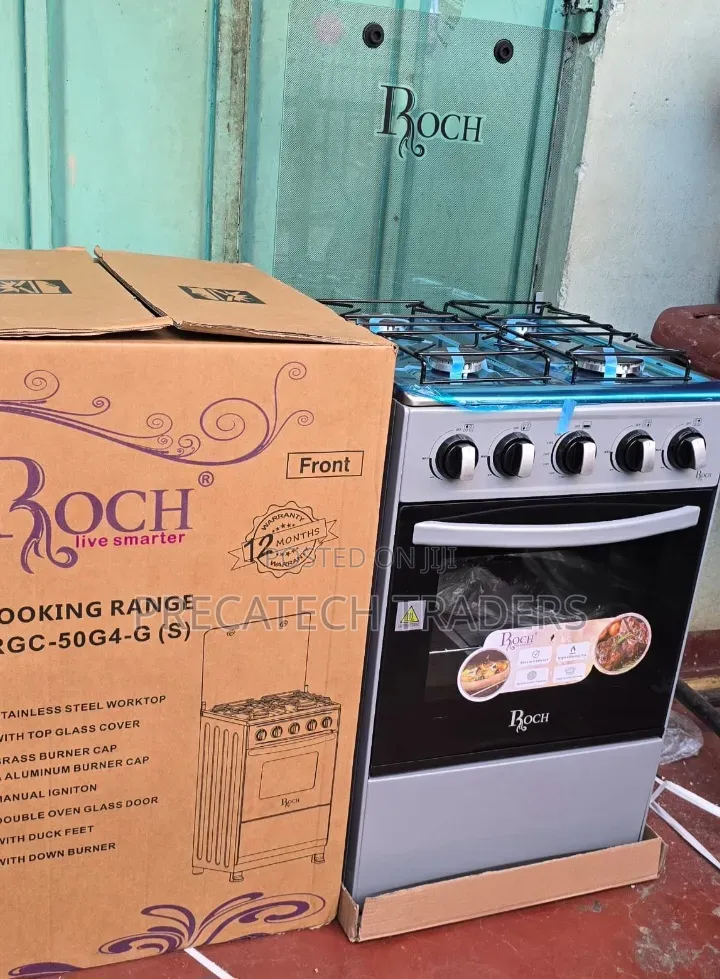Roch Freestanding Gas Cooker With Oven – 4 Burners