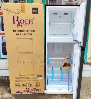 Roch 197 Litres Double Door Fridge NO FROST (5yr Warranty)