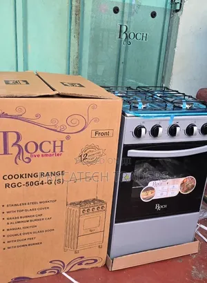 Roch 4 Burner Gas Cooker – Oven & Modern Design