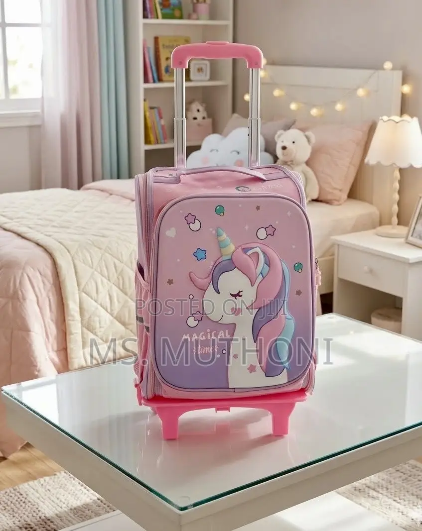 💗 Smooth Rolling School Backpack /Trolley Bah