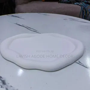White Decorative Cloud Tray – Elegant Home Décor Tray