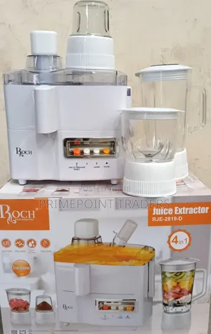 Roch 4-in-1 Food Processor – Juicer, Blender, Grinder & Mill