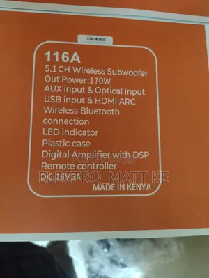 Nobel 116A 5.1Ch Wireless Subwoofer