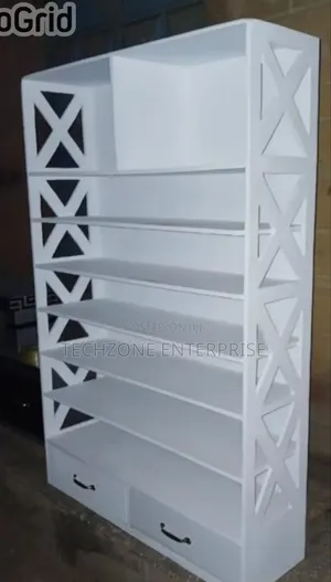 Executive Wooden  Shoes Rack With Drawers ,,