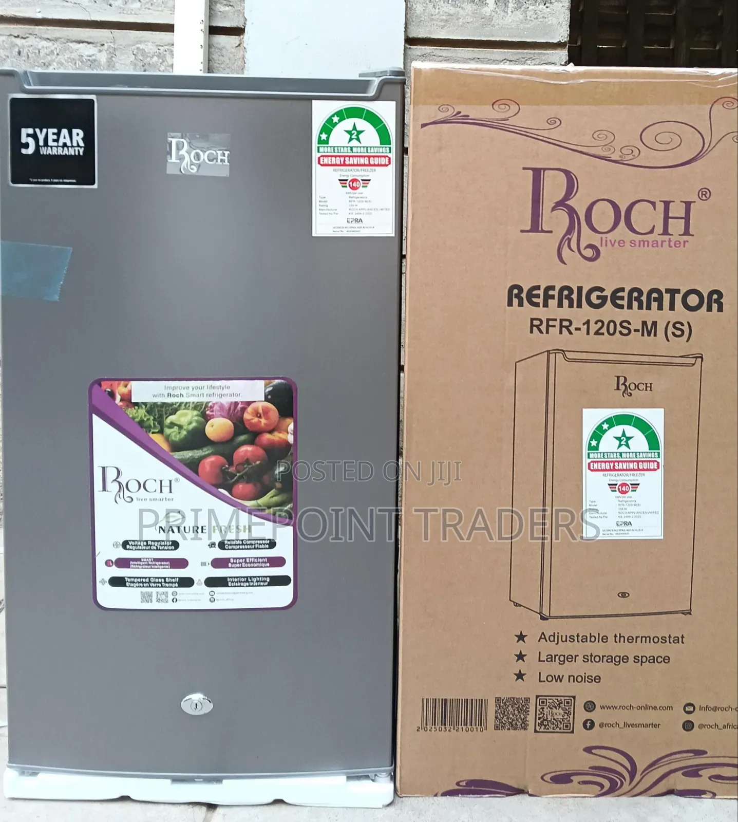 Roch RFR-120-S-M Single Door Fridge – 90 Litres