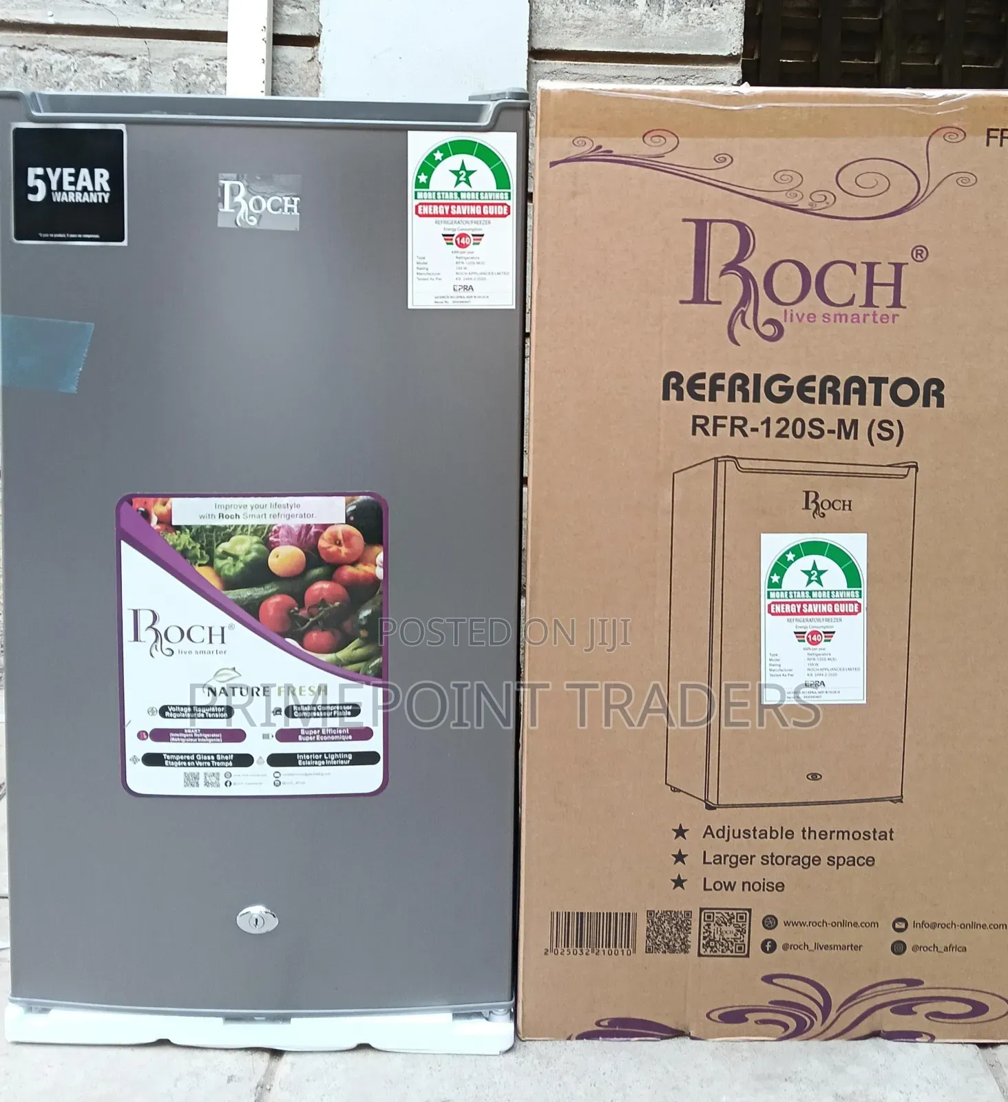Roch 90L Single Door Refrigerator – Compact & Practical