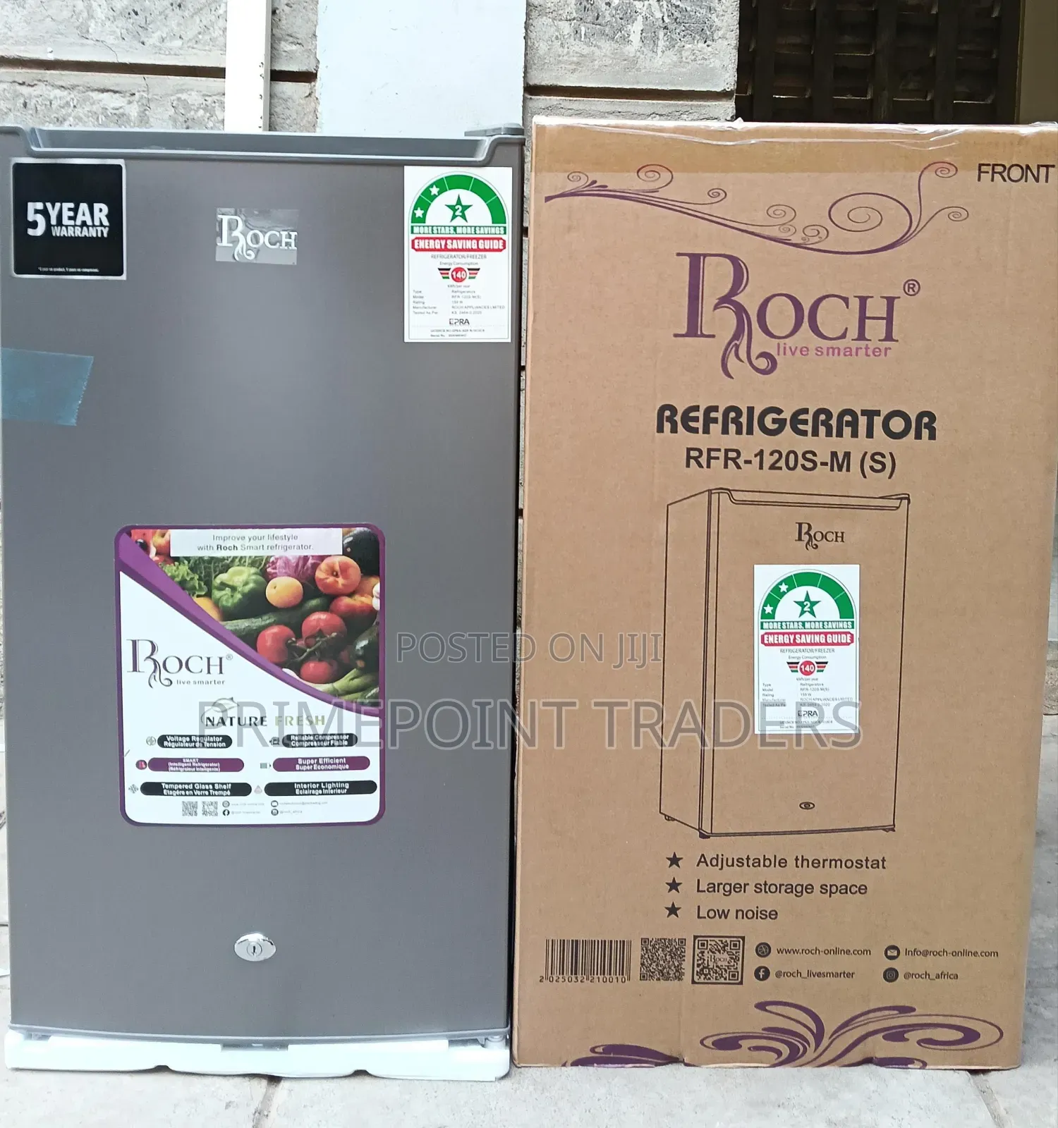 Roch RFR-120-S-M 90 Litres Refrigerator – Stylish & Space Saving