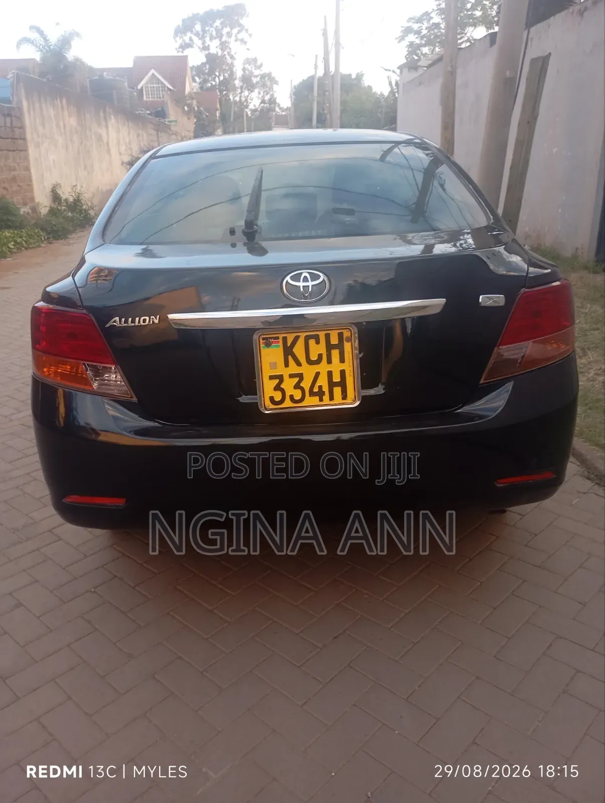 Toyota Allion 2009 Black
