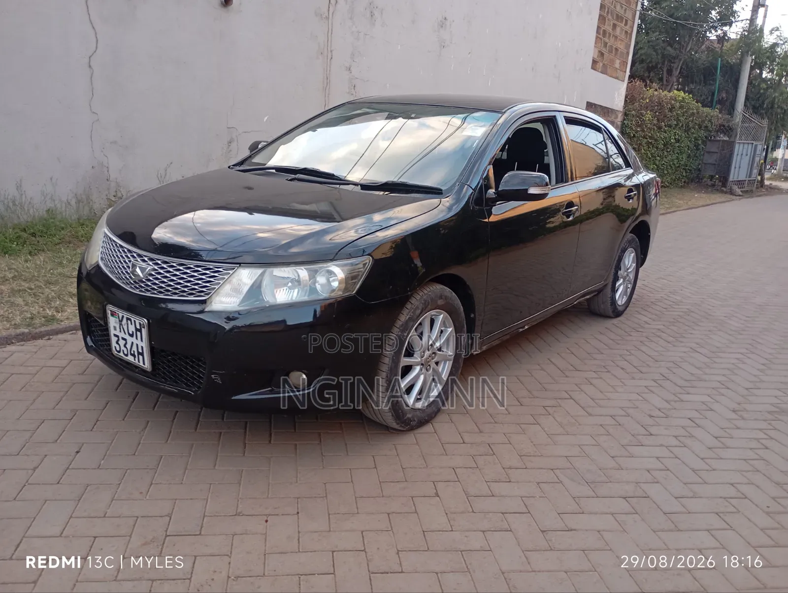 Toyota Allion 2009 Black