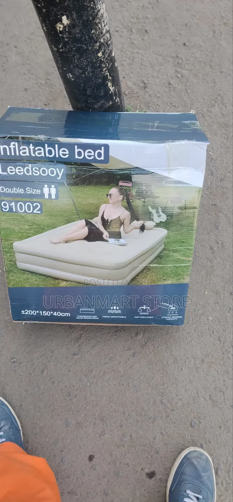 5×6 Queen Inflatable Air Mattress With Electric Pump