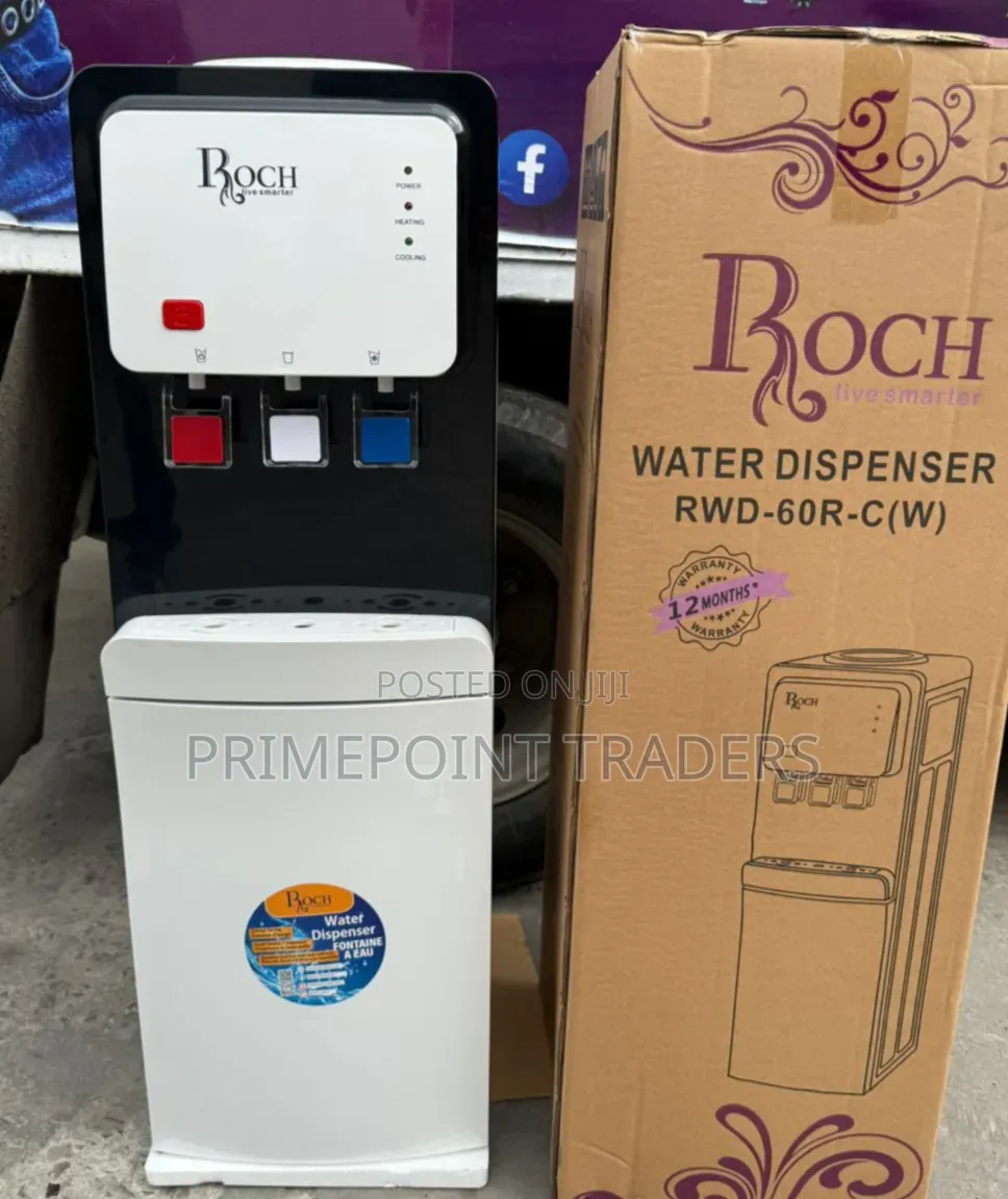 Roch 3-Tap Water Dispenser With Compressor – Hot, Cold & Normal