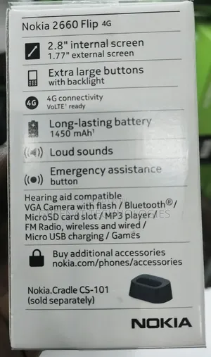 New Nokia 2660 Flip Black