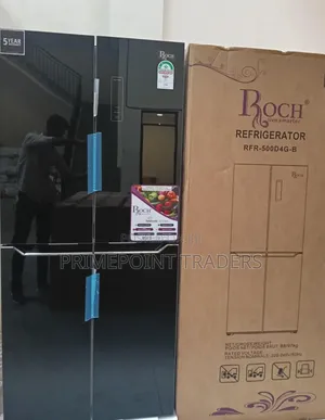 Roch 421 Litres 4-Door Glass Fridge – Large Capacity