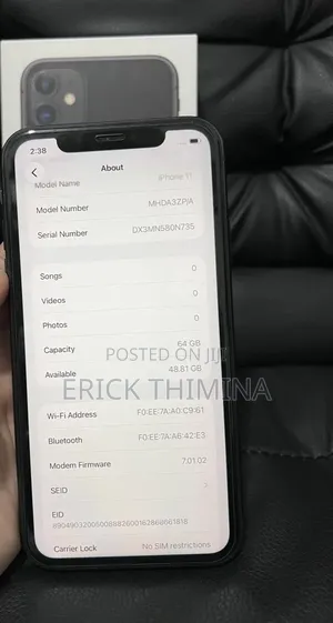 Apple iPhone 11 256 GB Black