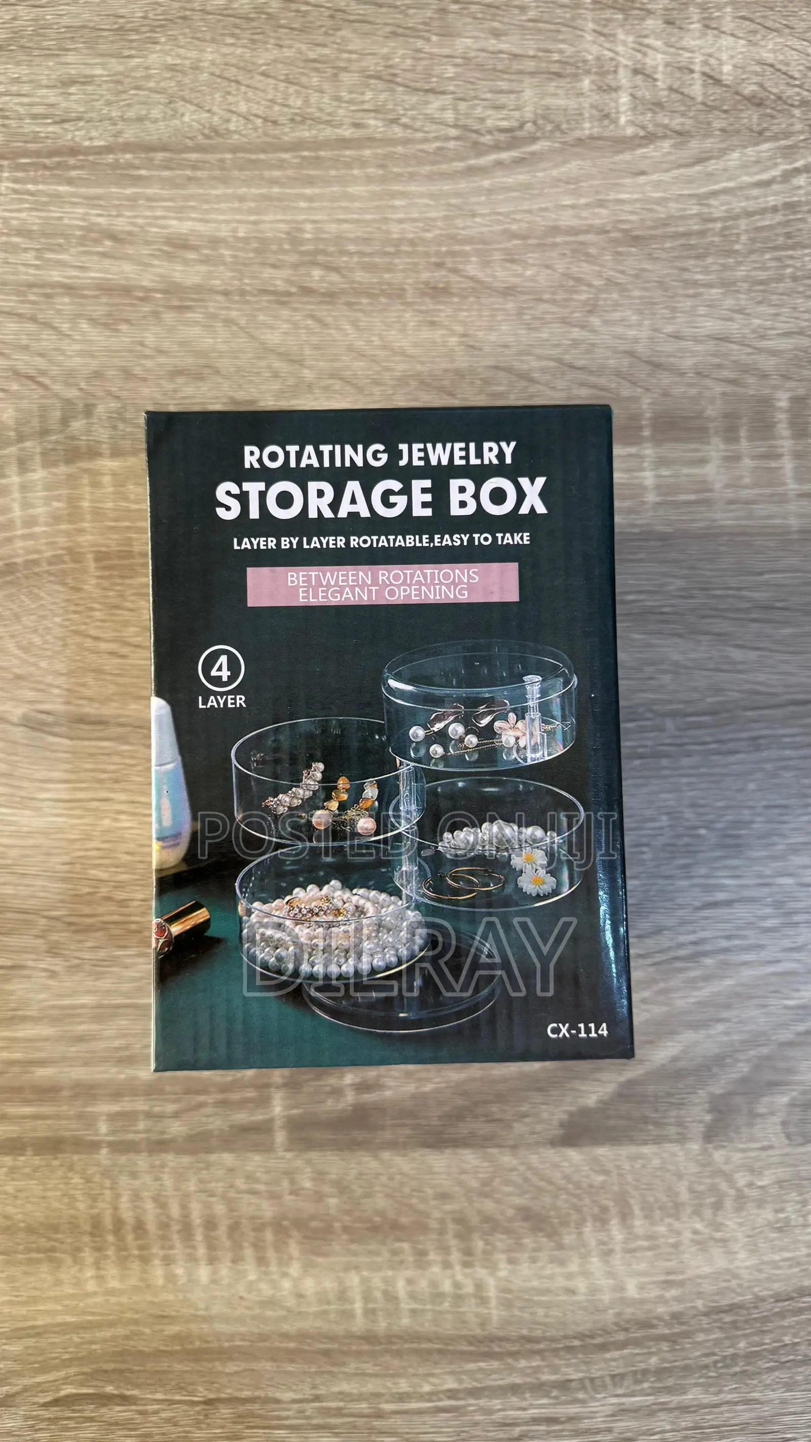 Rotating Jewelry Storage Box