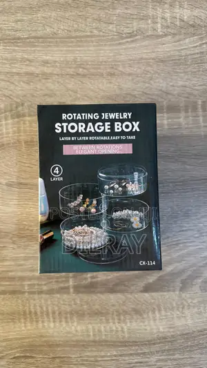 Rotating Jewelry Storage Box
