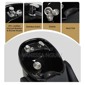 BarberPub Backwash Shampoo Station Chair
